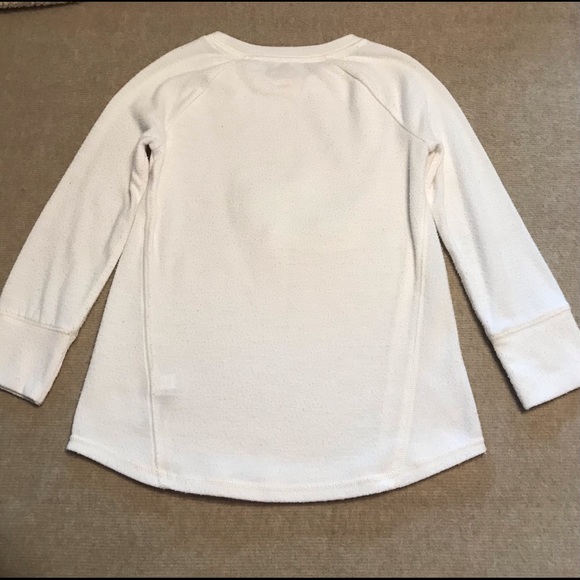 Cat & Jack White LS Graphic Blouse 
4 / 5 XS Extra Small 
Seal with Pink Tassels - Picture 5 of 15